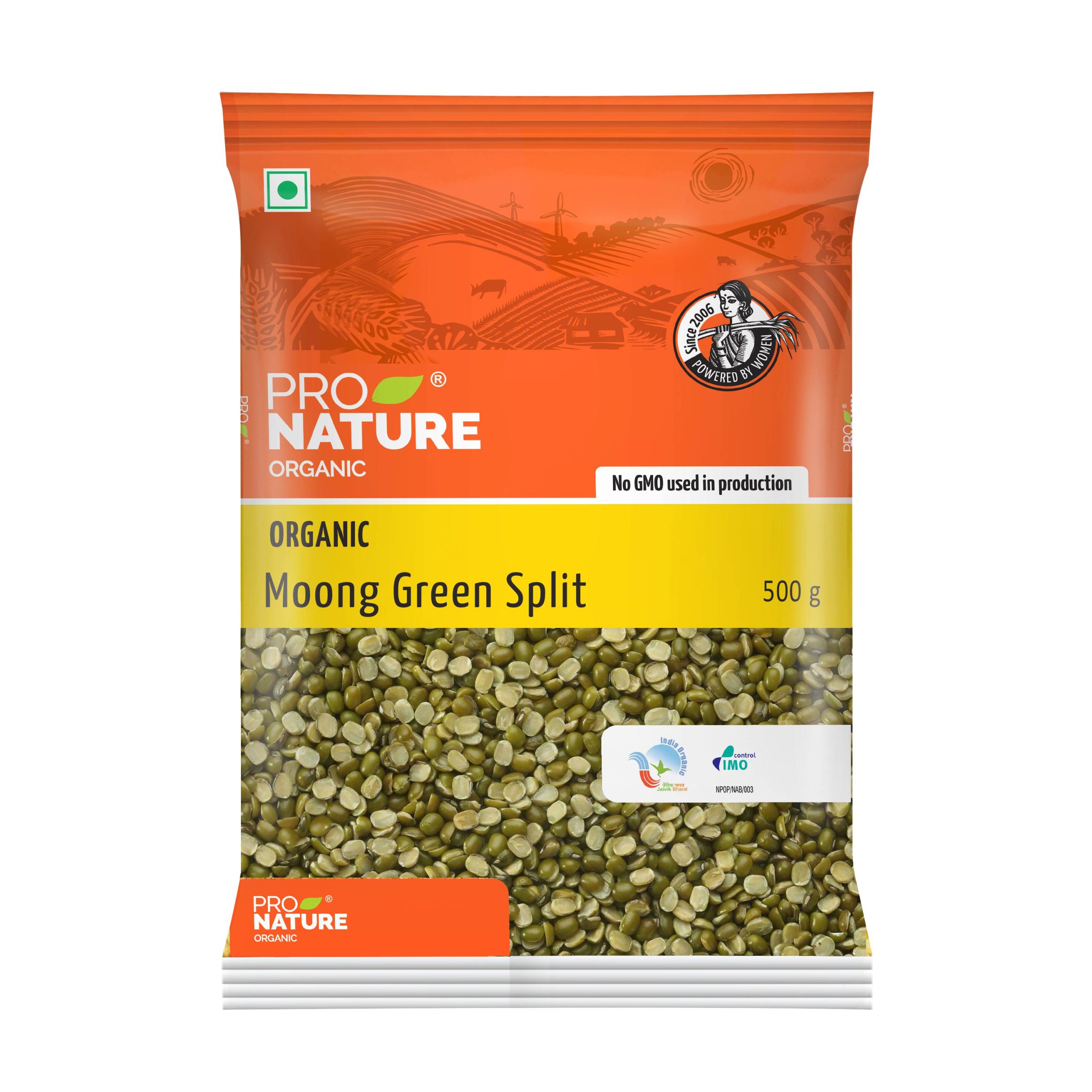 Moong Green Split 500g