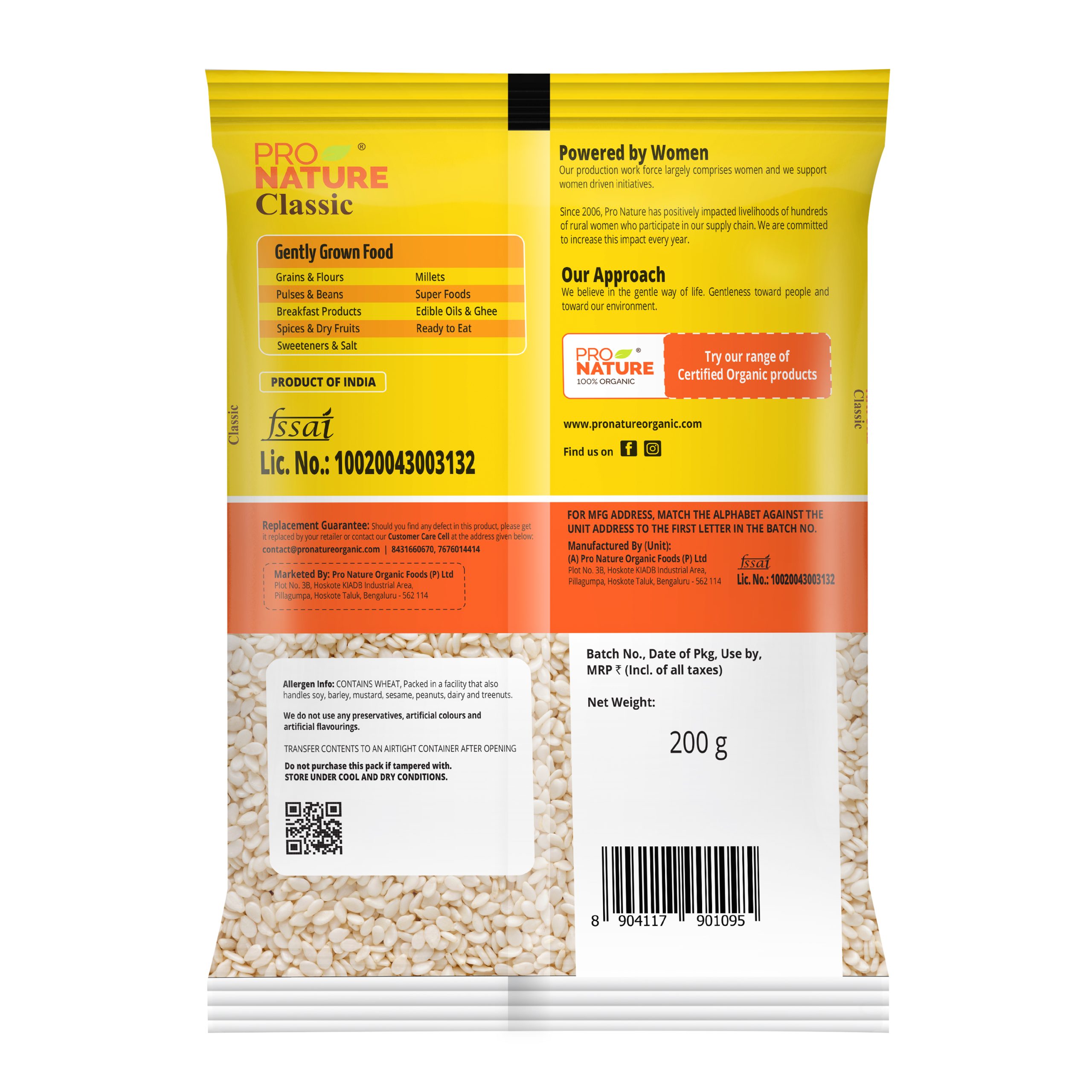 Sesame (White, Natural) 200g - Image 2