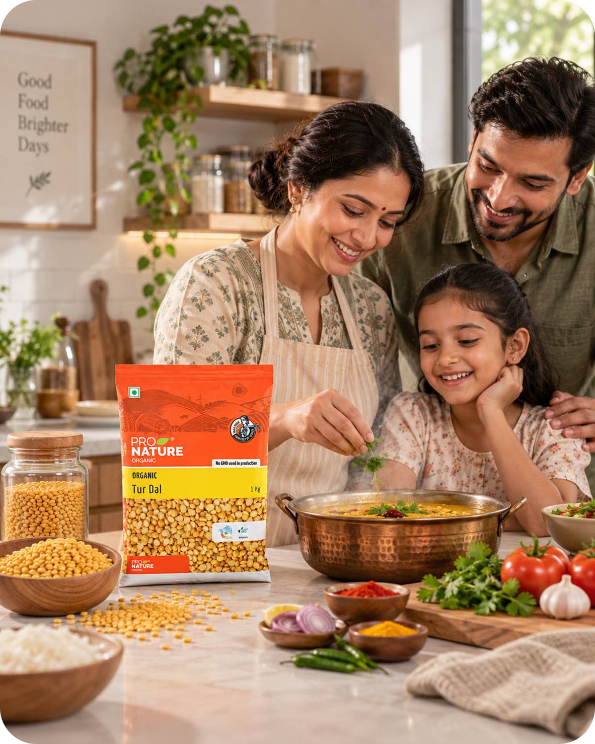 Pro Nature family and organic food products